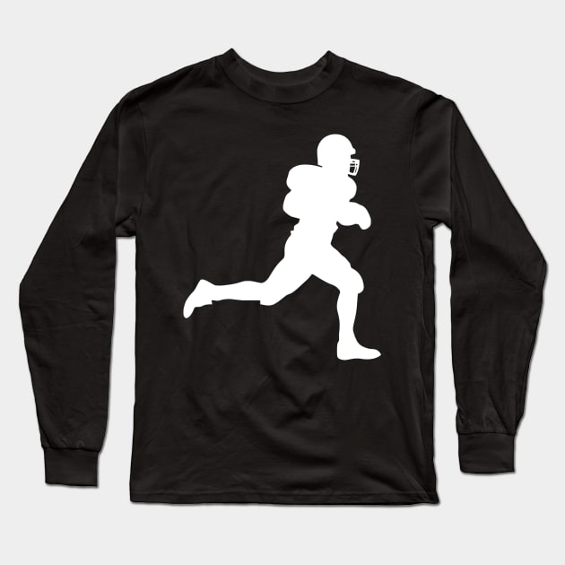 American Football Player Long Sleeve T-Shirt by Ramateeshop